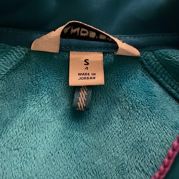 Lands End size 4 soft shell jacket (teal blue) - Picture 3 of 4